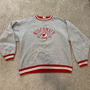 Vintage Wisconsin Badger Crewneck Sweatshirt Medium
